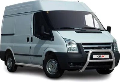 Produktbild von Frontbügel Frontschutzbügel für Ford Transit 2006-2012 mit ABE Stahl Silber