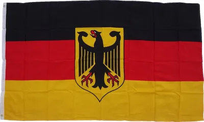 Produktbild von Flagge Deutschland mit Adler 90 x 150 cm -  Fahne- reißfest - rissfest - Hissfahne- Hissflagge - Sturmflagge -zum hissen