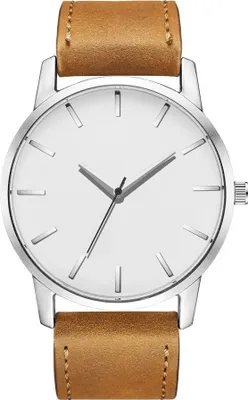 Produktbild von Frosted Uhr für Herren - Sportlich Elegante Herrenuhr in Braun/Weiß KP11464