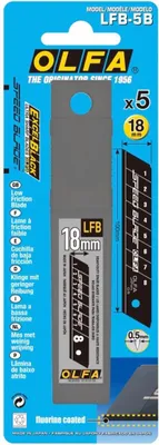 Image de 5 lames OLFA LFB-5B Speed Blade de 18 mm - CARPENTRAS SIGN - OL23100
