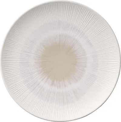 Produktbild von APS 85505 Teller BLUSH, Ø 33 cm, Höhe 3,5 cm, Melamin, weiß/beige