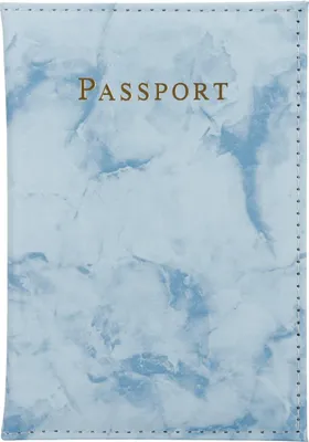 Immagine prodotto di Cadorabo: porta passaporto e porta carte di credito in Pelle finta blu, set da 2 pezzi