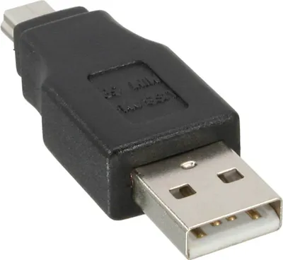 Obrázok produktu pre InLine 33441C, USB 2.0 A male, 5-p USB 2.0, Čierna