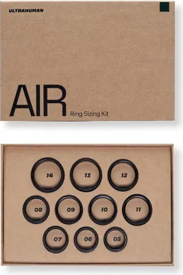 Immagine prodotto di Kit di dimensionamento Ultrahuman Ring AIR, Kit, Smart Ring, Nero, Ultrahuman, Ring AIR, Scatola