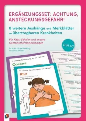 Image de Ergänzungsset: Achtung, Ansteckungsgefahr! - 8 weitere Aushänge und Merkblätter zu übertragbaren Krankheiten