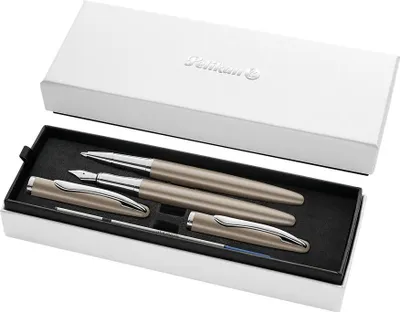 Produktbild von Pelikan Schreibset Jazz Noble Elegance taupe