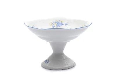 Obrázek produktu pro Thun 1794 Mísa kompotová na noze, 23 cm, český porcelán, Bernadotte, pomněnky, Thun