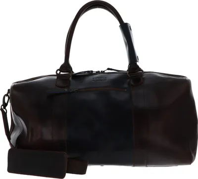 Produktbild von BUCKLE & SEAM Leder Reisetasche Willow Blu Weekender Brown / Midnight Blu dunkelbraun