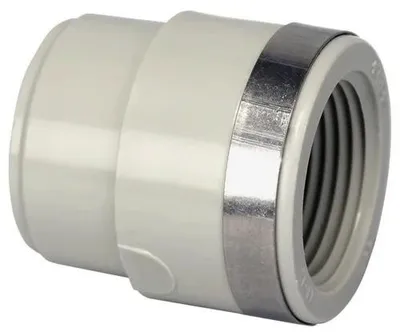 Productafbeelding van Georg Fischer reductiekopeling PP-H, diameter 25 x 1/2" (binnendraad), 1 stuk.