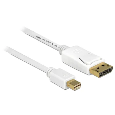 Produktbild von DeLOCK Mini Displayport/Displayport, 0.5 m, 0,5 m, Mini DisplayPort, DisplayPort, Männlich, Männlich, 3840 x 2160 Pixel