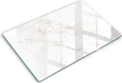 Produktbild von Abdeckung Glas - Küchenabdeckung - 80x52 cm - Abdeckplatte -Eleganter Marmorstein