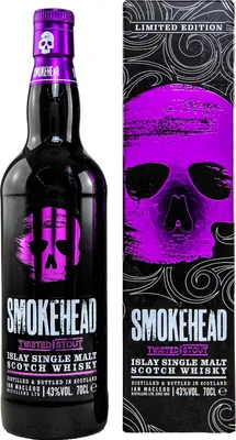 Produktbild von Smokehead Twisted Stout + Box 700ml 43% Vol.