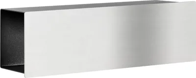 Produktbild von LCD Zeitungsfach zu Typ 3010 & 3011 Edelstahl, Schwarz 10x31x10cm 3012  Germany