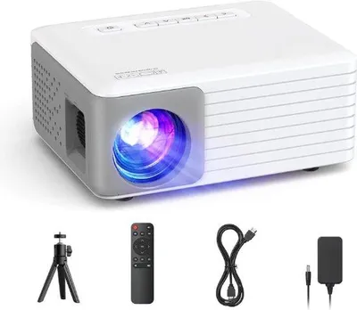 Immagine prodotto di Mini proiettore - 1920x1080 - 5500 lumen - Compatibile con smartphone - Compatto