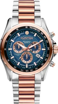 Produktbild von Roamer Rockshell Mark III Chrono Herren Armbanduhr Chronograph 220837 49 45 20
