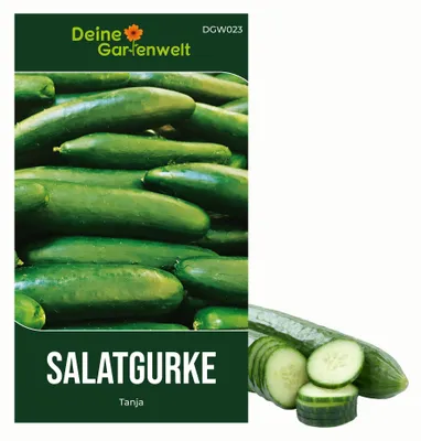 Produktbild von Salatgurke Tanja Samen - Cucumis sativus - Gurkensamen - Gemüsesamen - Saatgut für 10 Pflanzen