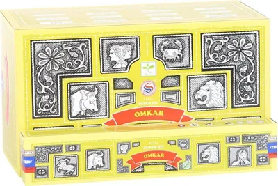 Immagine prodotto di Satya - Bastoncini d'incenso "Omkar", Super Hit confezione da 12 SD6965 (taglia unica) (Marrone)