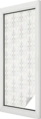 Zdjęcie produktu dla Folia witrażowa - 146x50 cm - wzór witrażu - nieprzezroczysta dekoracyjna folia do ochrony prywatności - samoprzylepna, ochrona przed promieniowaniem UV - wzór liści