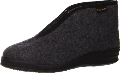Produktbild von Fischer Markenschuhe Herren Hausschuhe in Grau, Größe 46