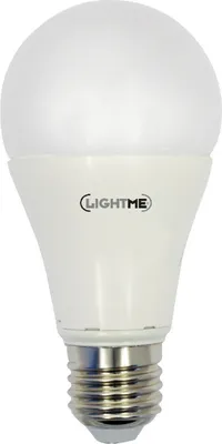 Productafbeelding van Lightme LED Classic 12W 830 E27 LM85236 LED-lamp, gloeiform, fitting E27, 12 Watt, warmwit, 3000 K, energie-efficiëntieklasse F