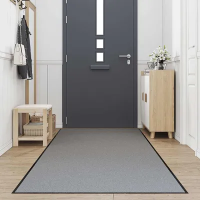Image de vidaXL Paillasson Gris 115x300 cm