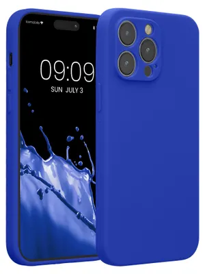 Produktbild von kwmobile Hülle kompatibel mit Apple iPhone 14 Pro Max - Hülle Silikon gummiert - Handyhülle - Handy Case in Baltik Blau