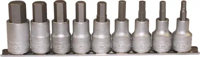 Immagine prodotto di Tengtools 19070101 Set Di Bussole Esagonali 1/2" M1212 9 Pz