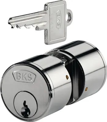 Produktbild von BKS kurzzylinder nach DIN 18252 3177 Länge A 25mm Länge B 25mm Gesamt 64mm massiv Messing matt - B 3177 0115
