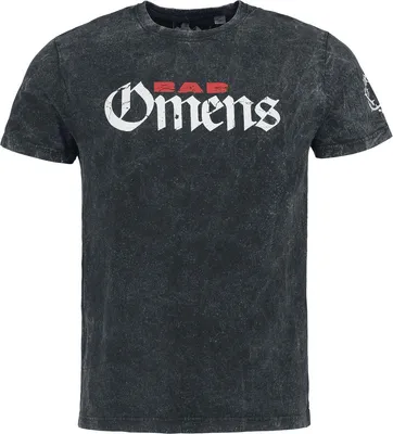 Produktbild von Bad Omens T-Shirt Herren Villain charcoal Band-Merch, Bands 100% Baumwolle M