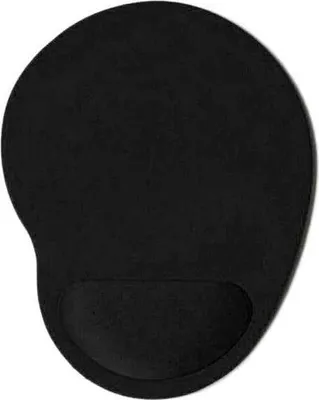 Image de Tapis de souris antidérapant - Repose-poignets - Tapis de souris - Rond Noir