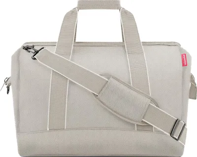 Produktbild von reisenthel allrounder L, Reisetasche, Sporttasche, Doktortasche, Tasche, Polyestergewebe, Herringbone Sand, 30 L, MT6049