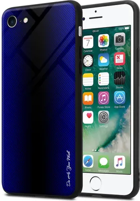 Obrázek produktu pro Cadorabo Case for Apple iPhone 7 / 7S / 8 / SE 2020 Protective Cover in Purple Pouzdro na mobilní telefon TPU Etui Cover Case Tvrzené sklo