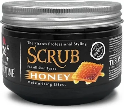 Produktbild von BARBERTIME Face Scrub Gesichts Scrub Maske für alle Hauttypen 300ml Honey