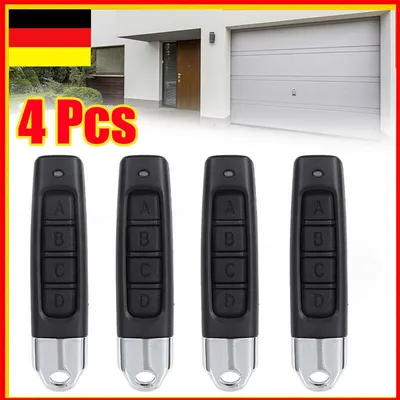 Produktbild von 4X 433mhz universal Fernbedienung Garagenöffner Garagentor Handsender Sender