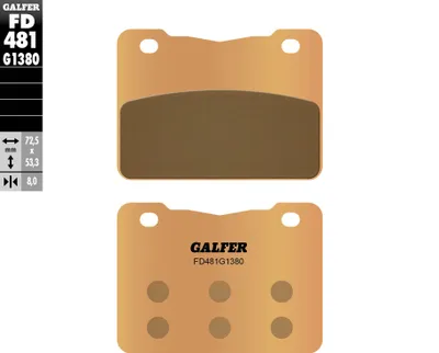 Immagine prodotto di Pastiglie freno Galfer FD481G1380 Sinter Scooter