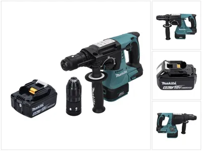 Produktbild von Makita DHR 243 G1 Akku Bohrhammer 18 V SDS plus Brushless + 1x Akku 6,0 Ah - ohne Ladegerät