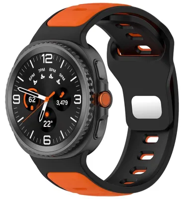 Obrázek produktu pro Silikonový dvoubarevný řemínek s rychloupínáním pro Samsung Galaxy Watch 8 / 8 Classic
