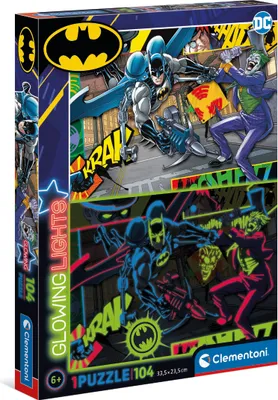 Obrázok produktu pre CLEMENTONI Batman svetelné puzzle 104 dielikov