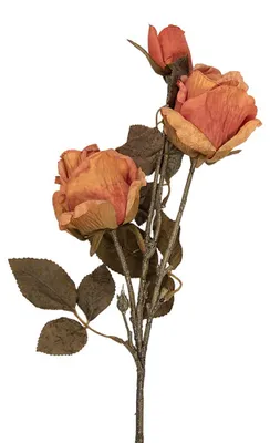 Immagine prodotto di Clayre & Eef Rosa artificiale 70 cm Arancione Plastica