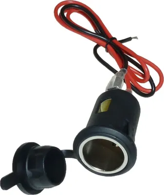 Zdjęcie produktu dla Gniazdo instalacji samochodowej 12V 24V wraz z kablem gniazdo zapalniczki ciężarówki