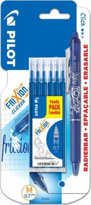 Obrázok produktu pre Pilot FriXion Clicker 0,7 + 6ks modrej náplne