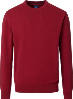 Produktbild von REDMOND Casual Herren Pullover Langarm Rundhals Comfort Rot 3XL