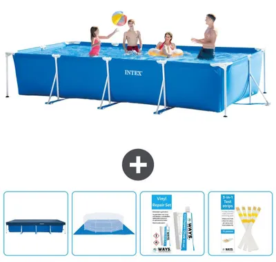 Obrázok produktu pre Obdĺžnikový bazén s rámom – 450 x 220 x 84 cm – 5-dielny – S22359