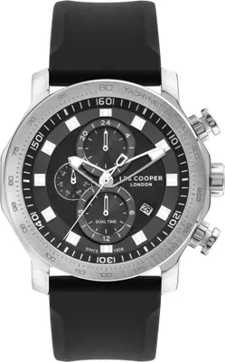 Obrázok produktu pre Pánske hodinky LEE COOPER LC07631.351 v čiernej farbe, módne ako darček.