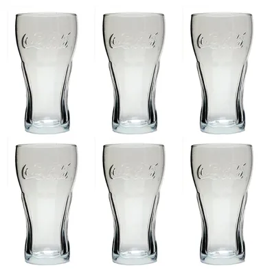 Zdjęcie produktu dla Szklanki Contour Coca Cola porcelana 200ml