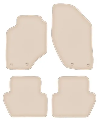 Produktbild von DURBAN Beige Velours-Fußmatten-Set für Volvo 850 Kombi, Limousine (1991-1996)