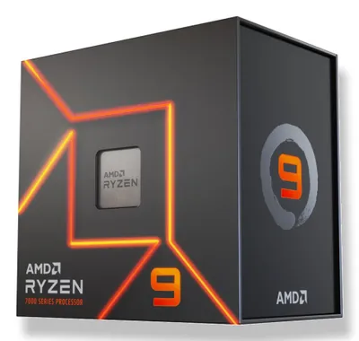Obrázek produktu pro AMD Ryzen 9 7900, AMD Ryzen™ 9, Zásuvka AM5, 5 nm, Krabice, AMD, 3,7 GHz
