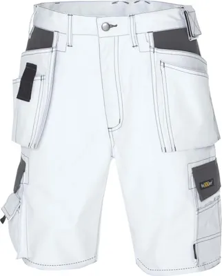 Produktbild von TEXXOR Shorts BERMUDA Canvas Gr. 50 weiß/grau