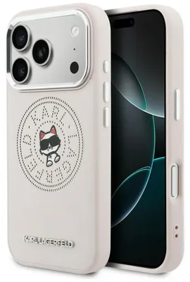 Produktbild von Karl Lagerfeld Hülle MagSafe iPhone 17 Pro Rosa