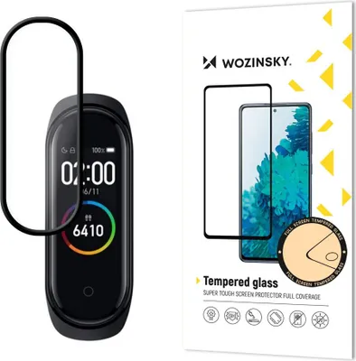 Produktbild von Tempered Glas Wozinsky für Xiaomi Mi Band 5/Mi Band 6 - Schwarz KP13968
